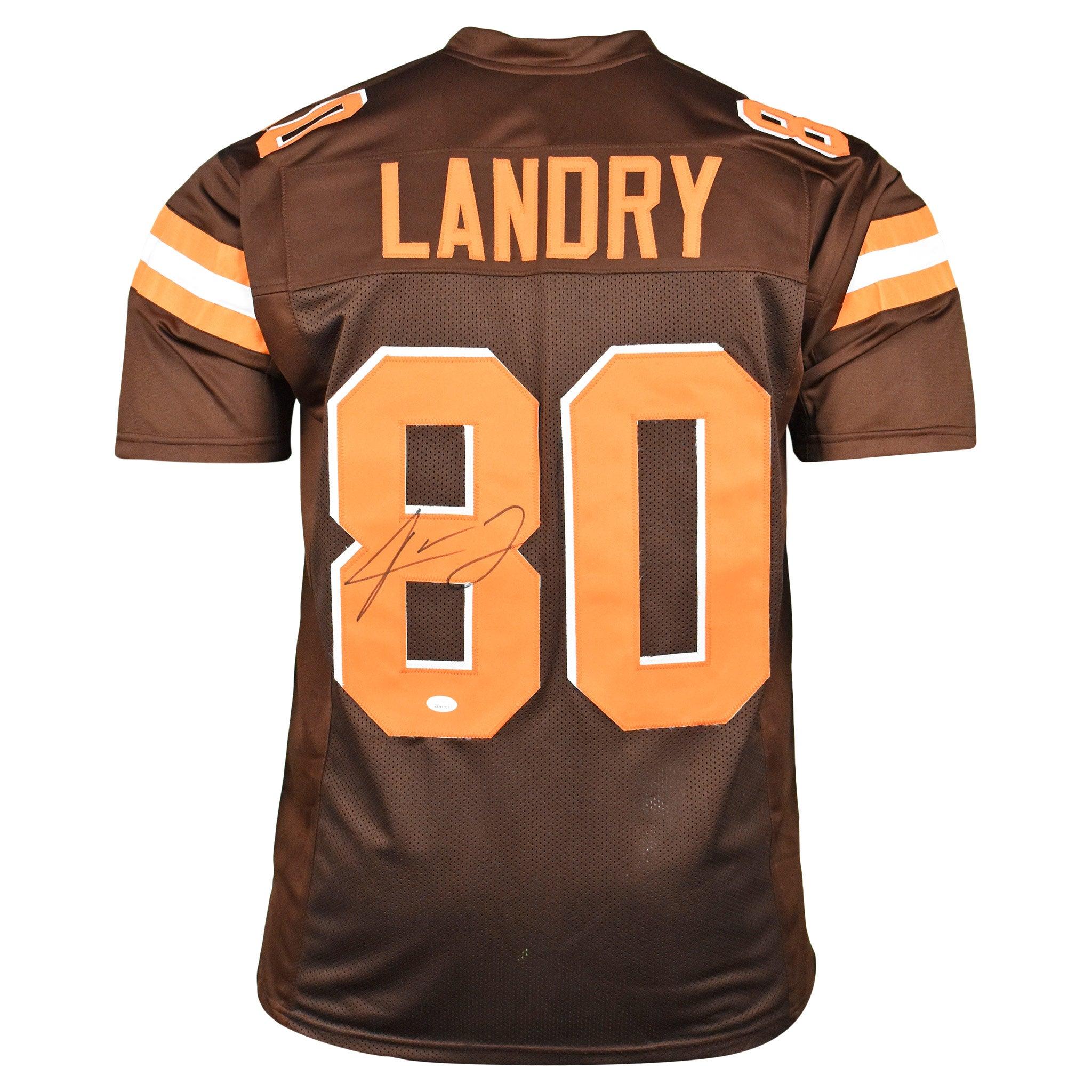 Jarvis Landry Signed Pro Edition Brown Football Jersey JSA RSA