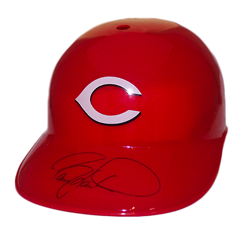 Barry Larkin Autographed Signed Framed Cincinnati Reds Jersey 