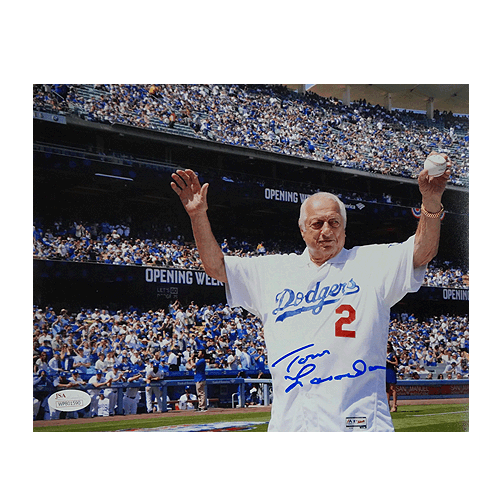 Tommy Lasorda Signed Los Angeles Dodgers Portrait 8x10 Photo (JSA) — RSA