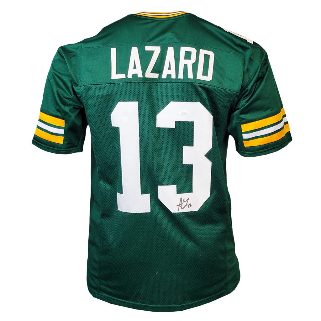 Allen Lazard Signed Green Bay Pro Green Football Jersey (JSA) — RSA