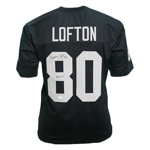 James Lofton Signed Jersey Inscribed HOF 03 (Beckett)