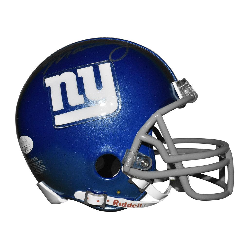 Eli Manning New York Giants Autographed Riddell Chrome Alternate Speed Mini  Helmet