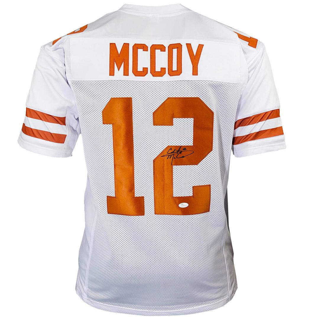 Colt McCoy Autographed and Framed Texas Longhorns Jersey