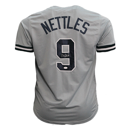 Graig Nettles Autographed New York Pro Style Baseball Jersey Grey (JSA )