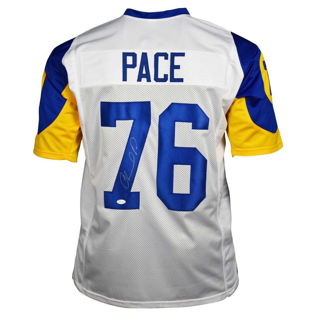 Orlando Pace Autographed St. Louis Rams Custom Jersey