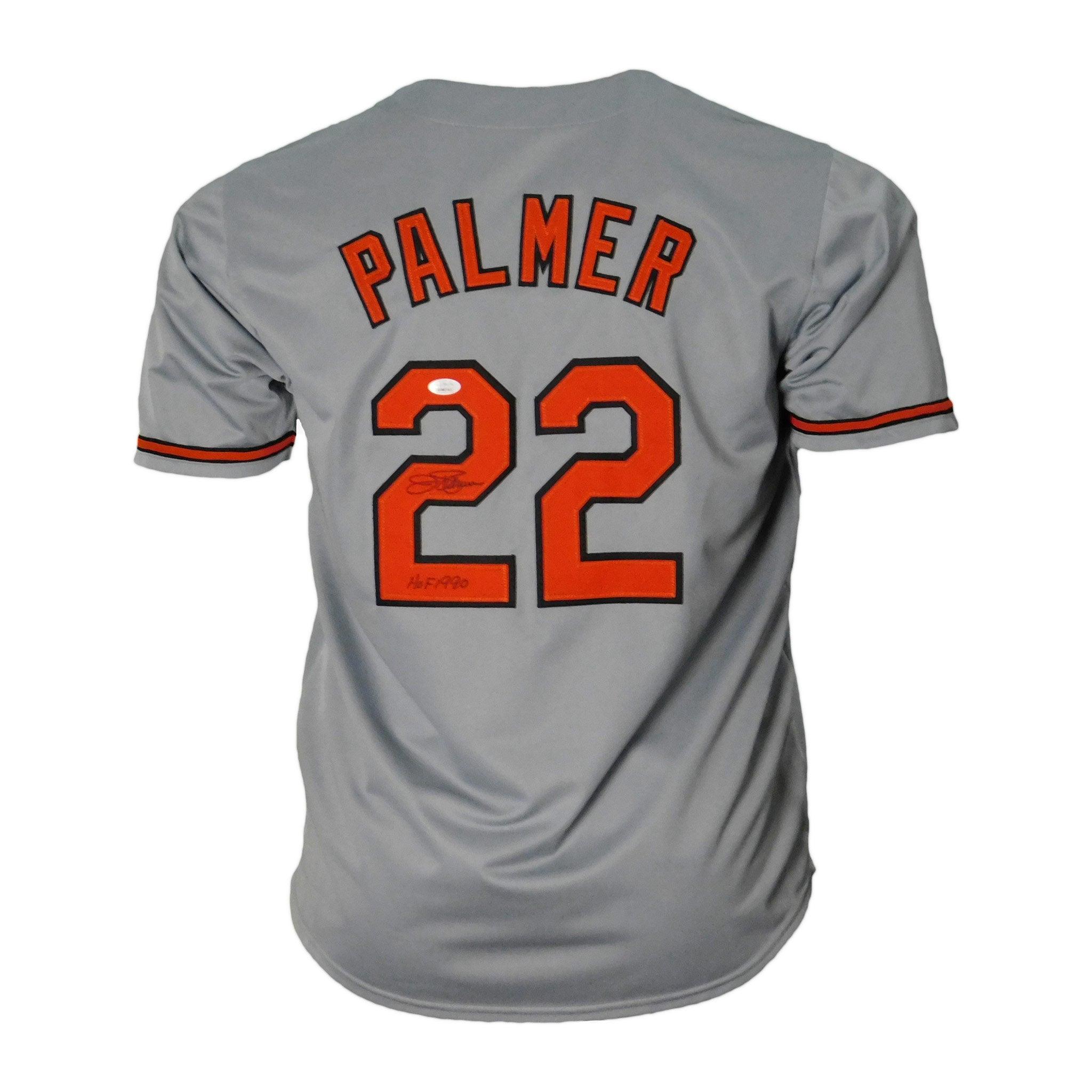 Jim Palmer Signed HOF 90 Inscription Baltimore Grey Jersey (JSA) — RSA