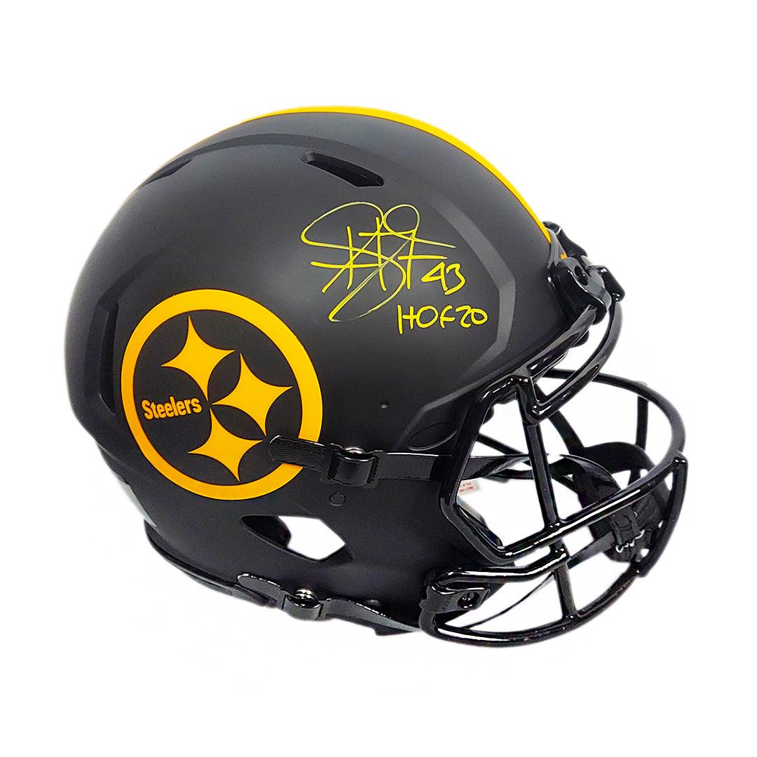 Shop Troy Polamalu Signed Pittsburgh Steelers Authentic Speed Helmet HOF