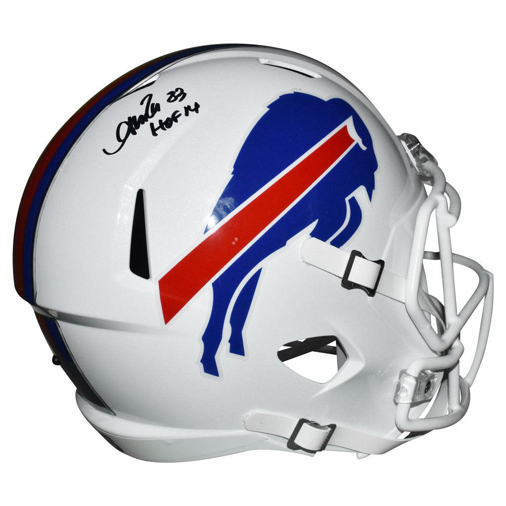 ANDRE REED PRO BOWL SIGNED AUTOGRAPHED BUFFALO BILLS WHITE TB MINI HELMET