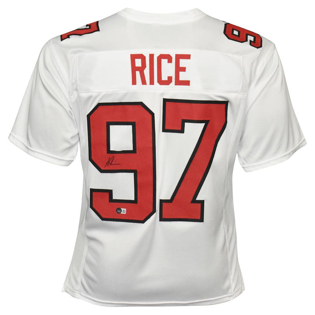 Jersey Ninja - Atlanta Falcons White Hockey Jersey