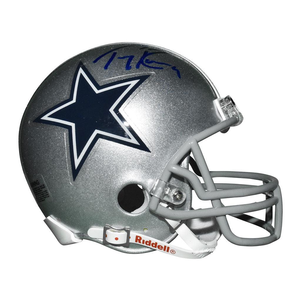 Tony Romo Signed Dallas Cowboys Mini Replica Silver Football