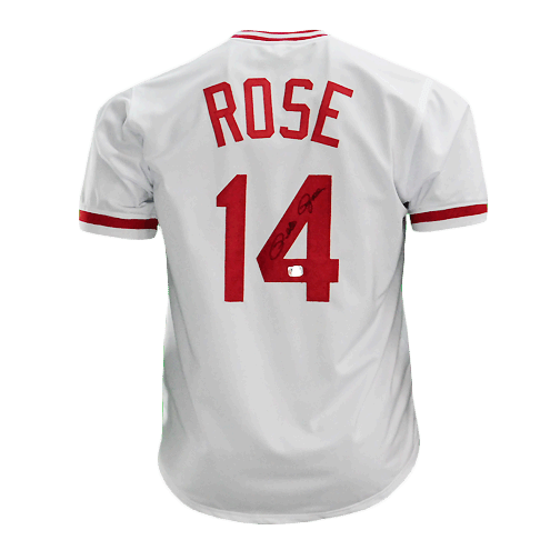 Pete Rose Signed Cincinnati Reds Jersey (Fiterman Sports Hologram