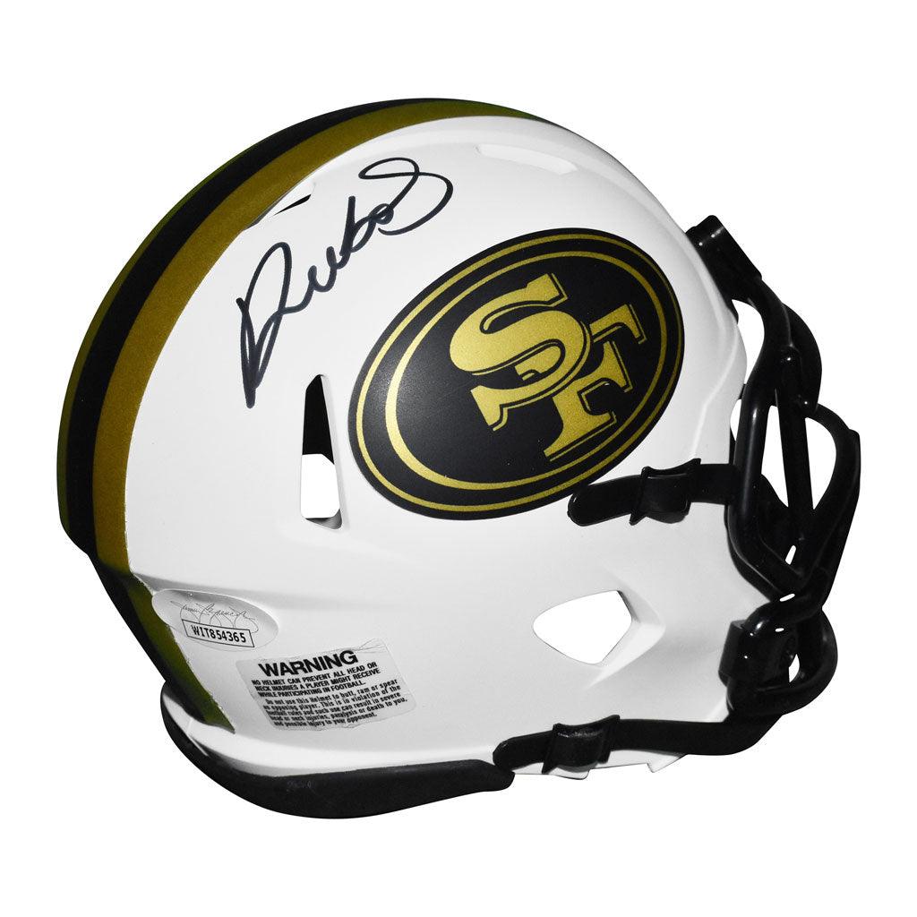 Trey Lance San Francisco 49ers Autographed Riddell Lunar Eclipse Alternate  Speed Mini Helmet