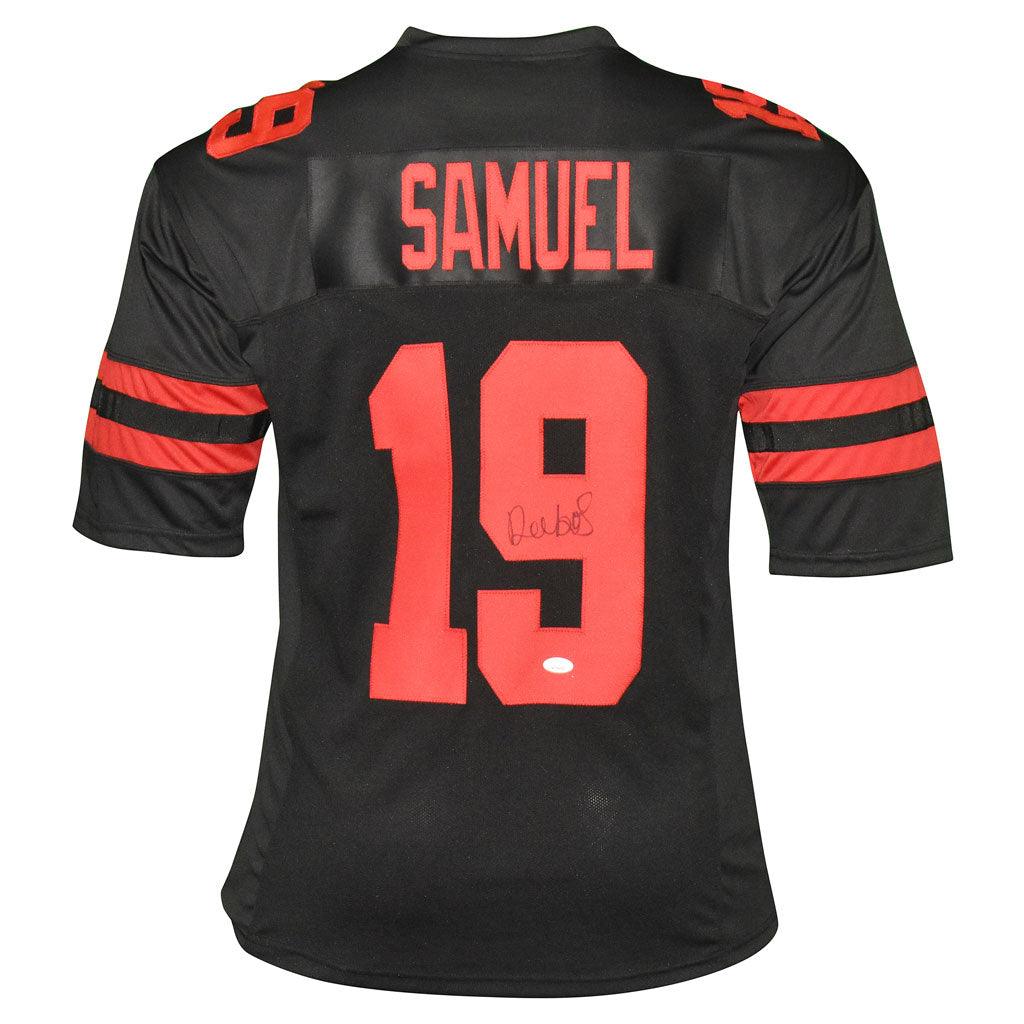 Deebo Samuel framed autographed black jersey