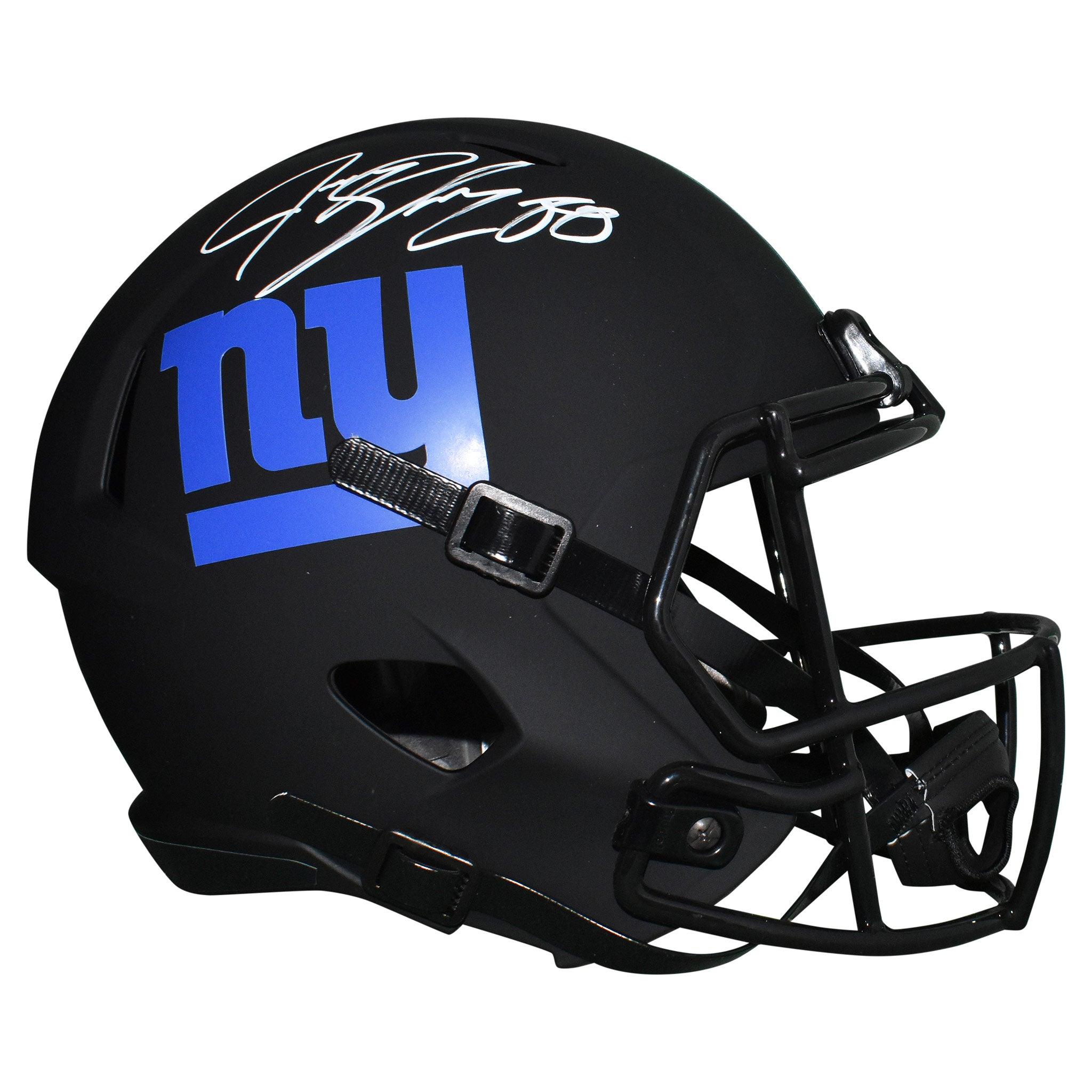 Jeremy Shockey Signed Ny Giants Full-size Eclipse Alternate Speed Helmet  Beckett