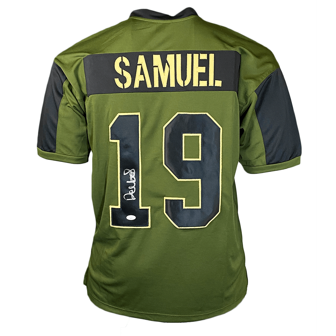 Deebo Samuel Signed San Francisco Olive Green Salute to Service