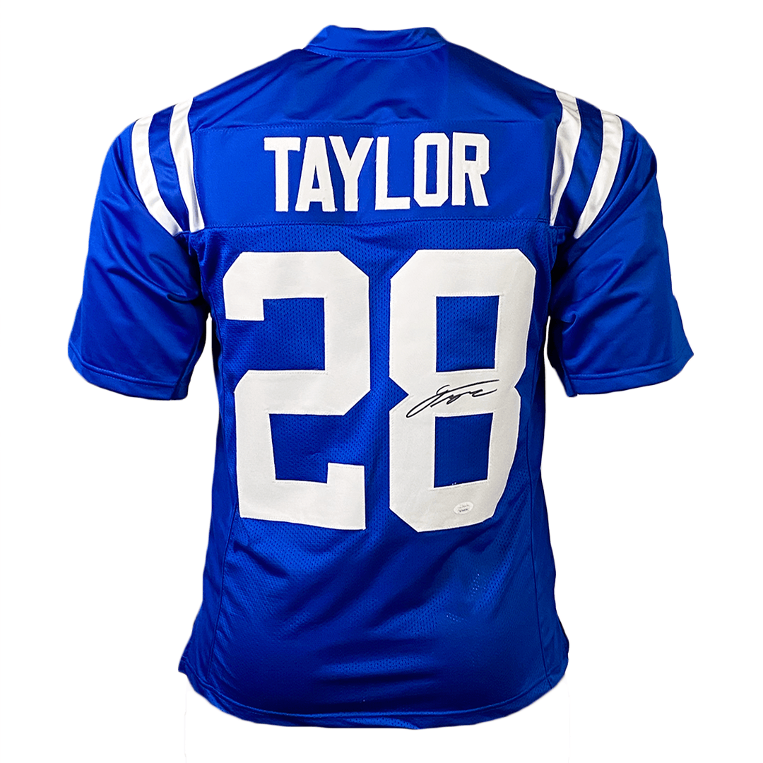 Jonathan Taylor Indianapolis Colts Signed Autograph Custom Jersey Blue JSA  Certified