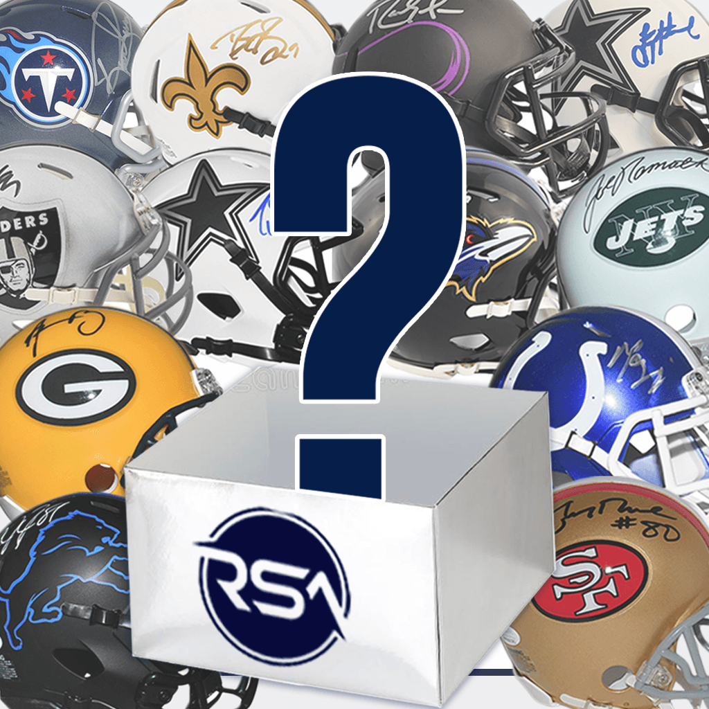 Signed Mini Helmet Gold Mystery Box - Football Memorabilia — RSA