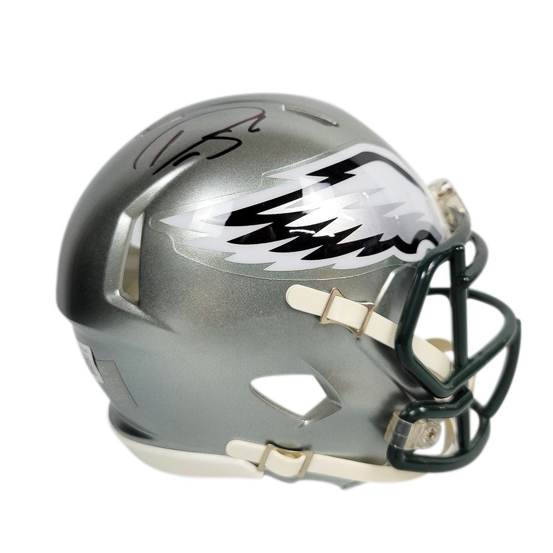 Haason Reddick Signed Eagles Flash Alternate Speed Mini Helmet (Beckett)