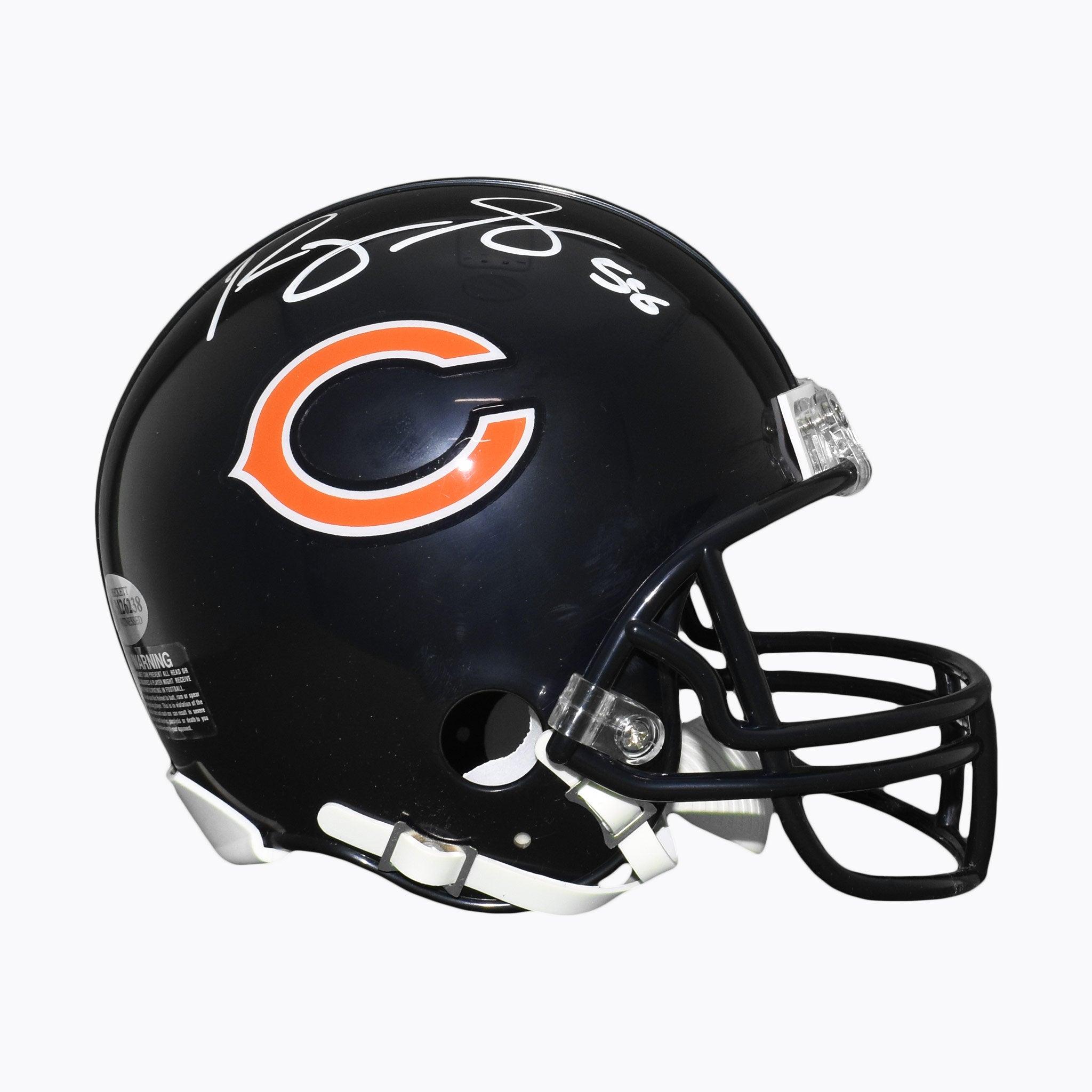 Roquan Smith Signed Chicago Bears Mini Football Helmet (Beckett) — RSA