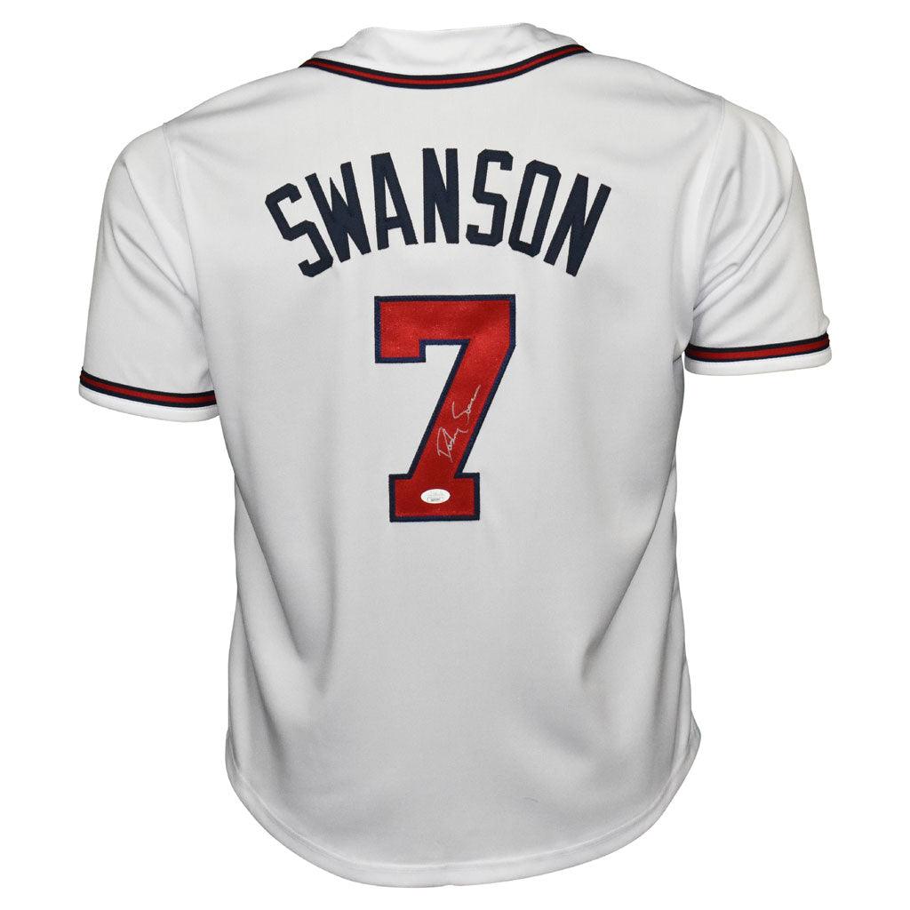 Dansby Swanson Atlanta Braves Jersey Number Kit, Authentic Home Jersey Any  Name or Number Available at 's Sports Collectibles Store