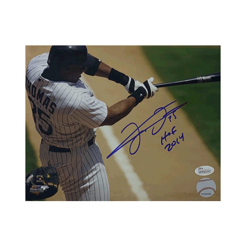 Autographed Frank Thomas Photo - 8x10