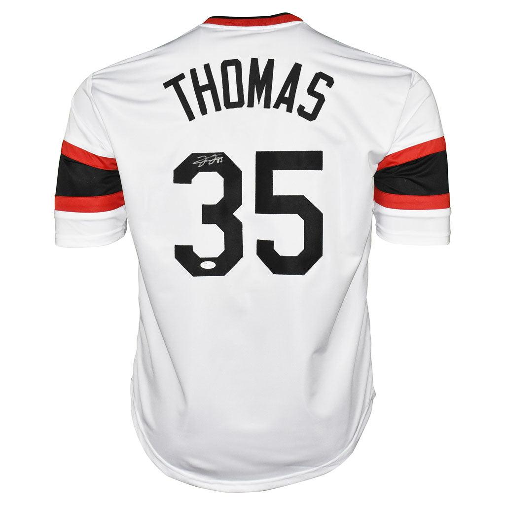 Frank Thomas signed Chicago White Sox custom baseball jersey JSA