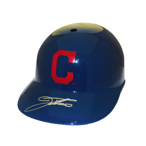 Jim Thome Autographed Cleveland Indians Souvenir Full Size Baseball Helmet  (Beckett)