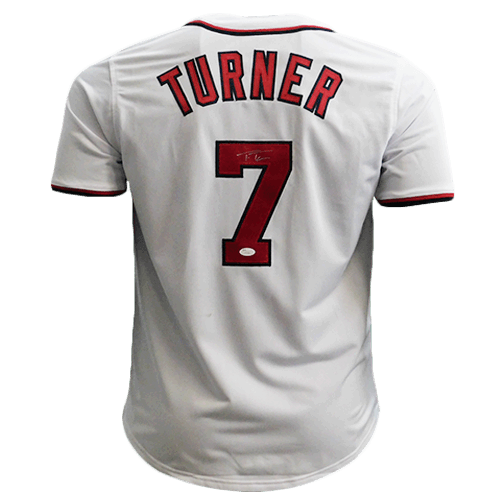 Trea Turner Signed Jersey (JSA)