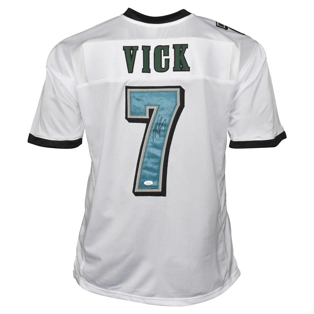 Michael Vick Autographed Philadelphia Custom Green Football Jersey - BAS