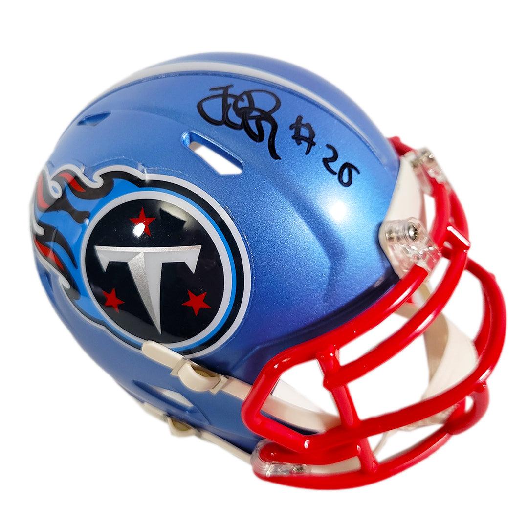 Lendale White Signed Tennessee Titans Flash Speed Mini Replica Footbal — RSA