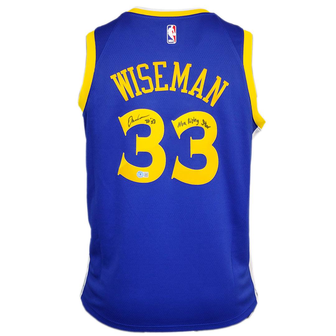 James Wiseman Signed Autographed Warriors Nike Swingman Jersey Fanatics