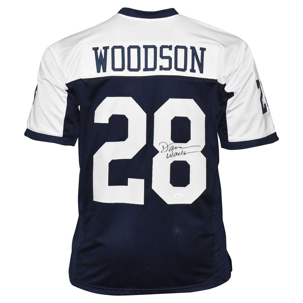 Darren Woodson Autographed Signed White Custom Stitched Pro Style