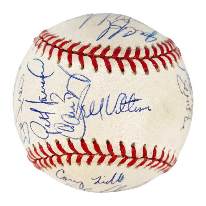 30-Signature 1997 New York Mets Signed Rawlings Official National League RO-N Baseball (JSA) - RSA