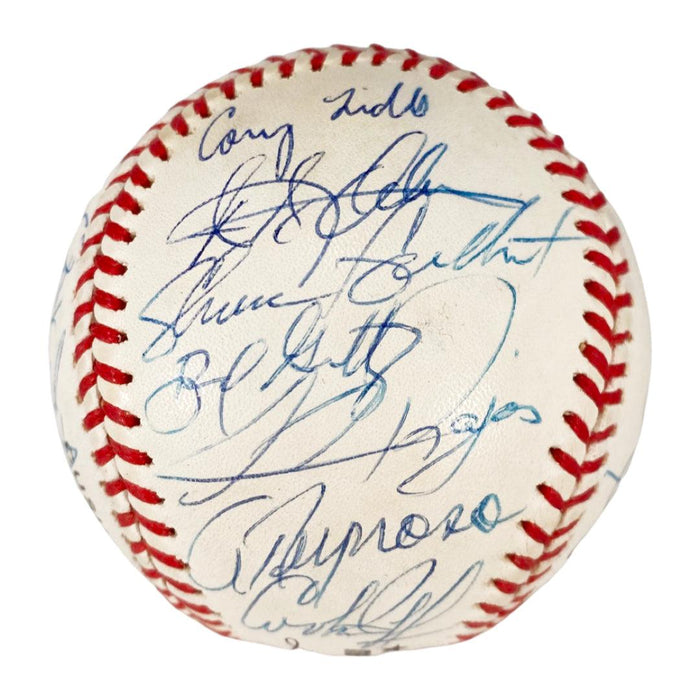 30-Signature 1997 New York Mets Signed Rawlings Official National League RO-N Baseball (JSA) - RSA