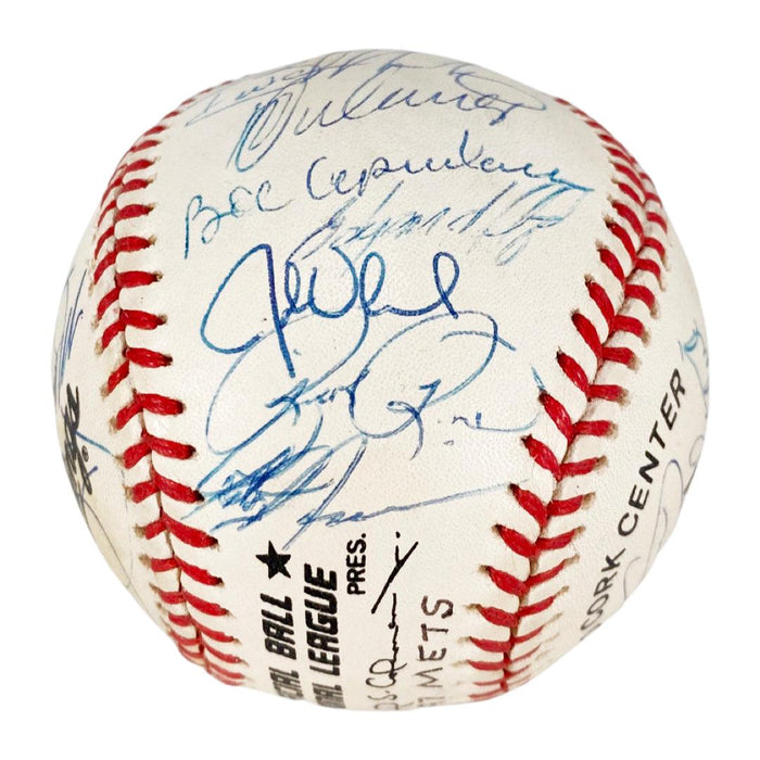 30-Signature 1997 New York Mets Signed Rawlings Official National League RO-N Baseball (JSA) - RSA