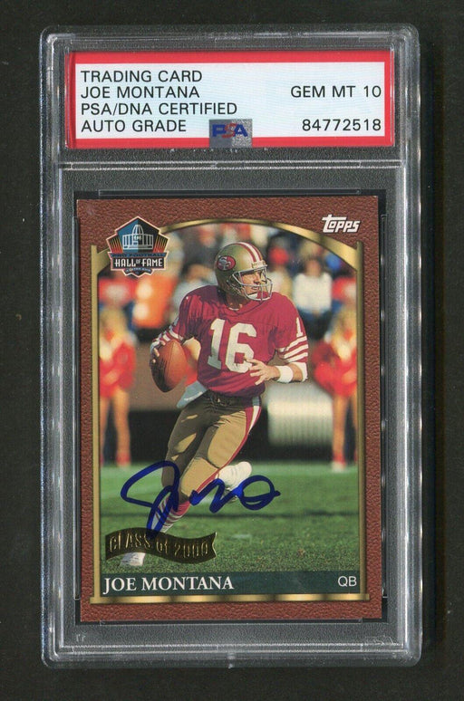 Joe Montana Autographed San Francisco 49ers Gold Logo Football Beckett BAS  Stock #182279 - Mill Creek Sports