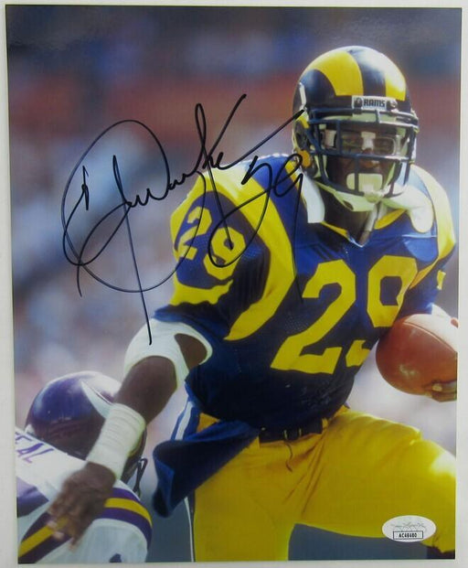 Eric Dickerson JSA Coa Autograph Hand Signed Official NFL Football