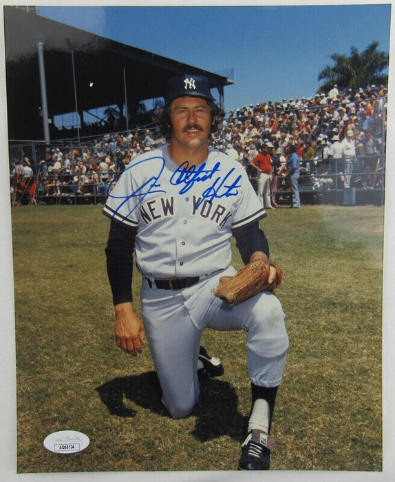 Jim Catfish Hunter Signed Program JSA AQ68134