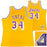 Los Angeles Lakers Shaquille Shaq O'Neal Autographed Yellow Authentic Mitchell & Ness 1996-97 HWC Swingman Jersey Size XL Beckett BAS Witness