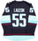 Seattle Kraken Jeremy Lauzon Autographed Blue Fanatics Breakaway Jersey Size XL With Inaugural Season Patch Fanatics Holo