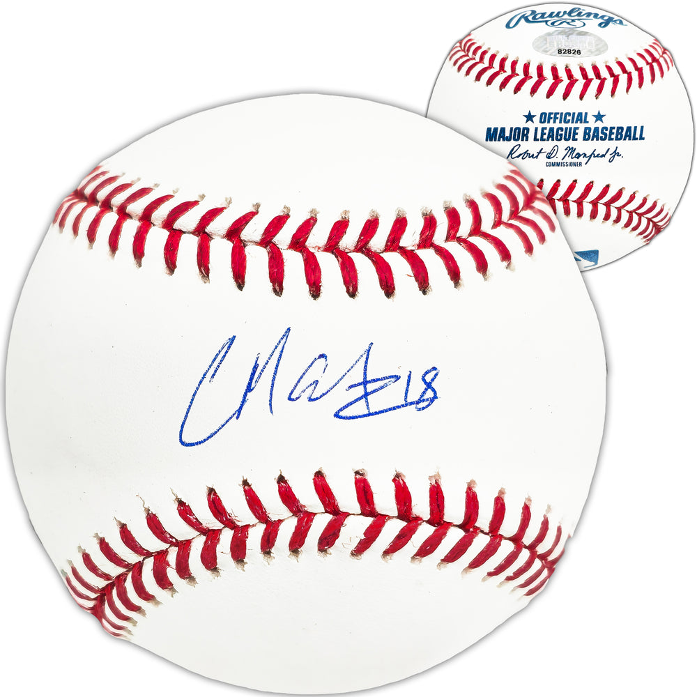Cade Marlowe Autographed Official MLB Baseball Seattle Mariners MCS Holo