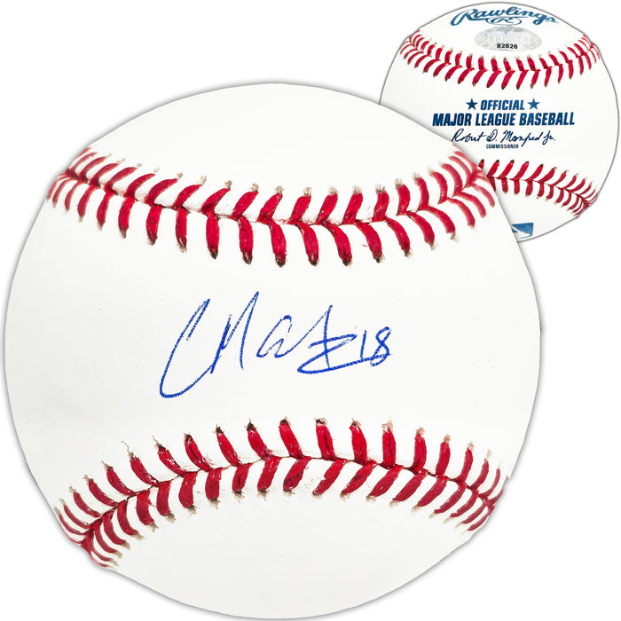 Cade Marlowe Autographed Official MLB Baseball Seattle Mariners MCS Holo