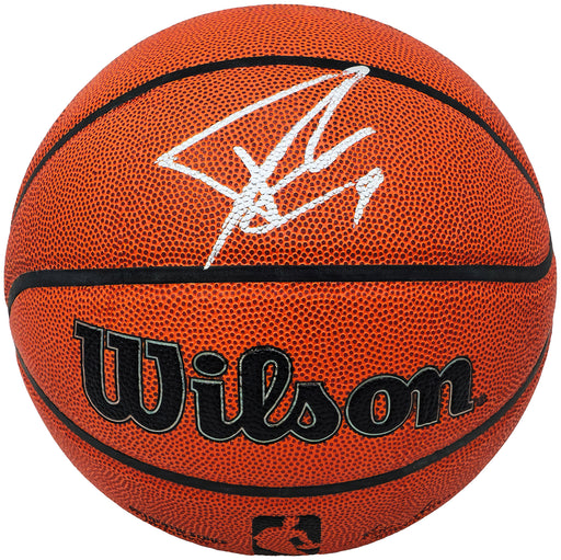 Tony Parker Autographed Authentic Indoor/Outdoor IO Basketball San Antonio Spurs Beckett BAS Witness