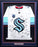Seattle Kraken 2021-22 Inaugural Season Team Signed Autographed Framed White Adidas Jersey With 24 Signatures Including Jordan Eberle & Jared McCann Fanatics Holo