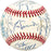 1994 Los Angeles Dodgers Team Autographed Official NL  Baseball With 25 Signatures Including Pedro Martinez & Mike Piazza Beckett BAS #AC98342