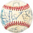 1994 Los Angeles Dodgers Team Autographed Official NL Baseball With 25 Signatures Including Pedro Martinez & Mike Piazza Beckett BAS #AC98343