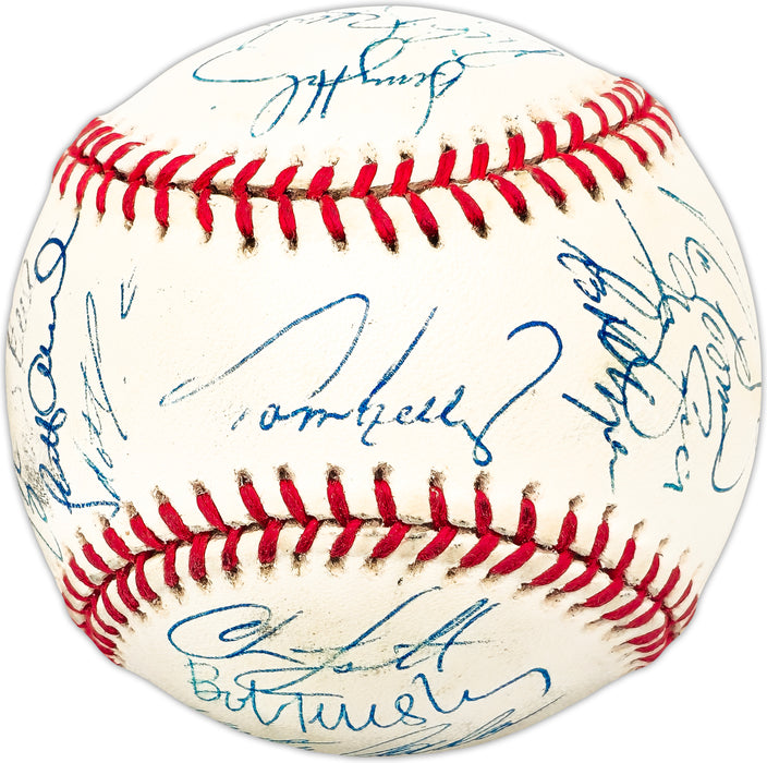 1997 Minnesota Twins Team Autographed Official AL Baseball With 31 Signatures Including Paul Monitor