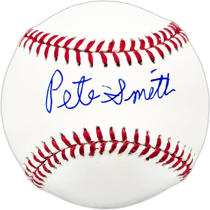 Pete Smith Autographed Official MLB Baseball Boston Red Sox
