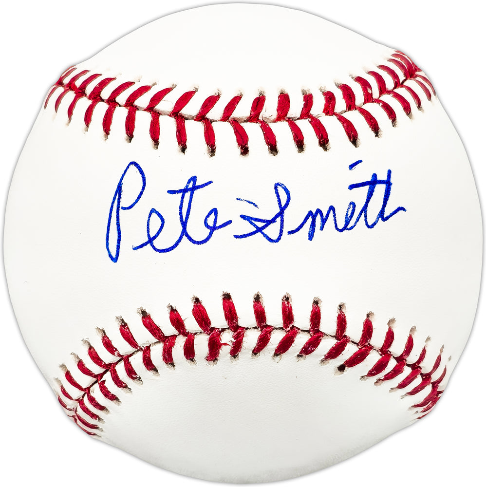 Pete Smith Autographed Official MLB Baseball Boston Red Sox
