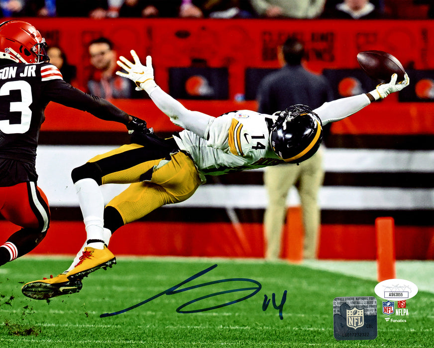 George Pickens Autographed 8x10 Photo Pittsburgh Steelers JSA